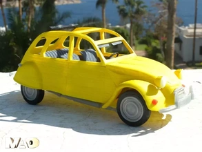 small french car 3d printing model - threeding citroen 3d print model - Mito3D