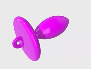 pequeno sexo plugue anel 3d impressão modelo trio 3d print model - Mito3D