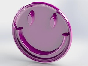 smiley pano de botão a moda 3D modelo impressão, impressão arquivo design, 3d, interruptor 3d print model - Mito3D