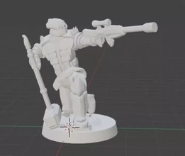 sniper - item11 3d printing model threeding boardgame games 3d print model - Mito3D