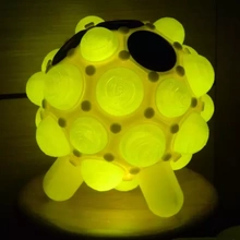solaire bourgeon lampe 3d impression modèle trio lumière DIY durable renouvelable futur fulminé 3d print model - Mito3D