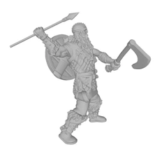 soldier royal guard anglo-saxon britain 3d printing model - threeding soldiers 3d print model - Mito3D