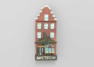 souvenir coffee shop amsterdam other things 3D printing model, file, printable design, 3d print, souvenir, coffee, shop, amsterdam, europe, Netherlands 3d print model - Mito3D