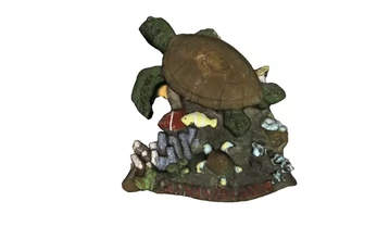 recuerdo Tortuga caimán isla 3d impresión modelo trío figurilla 3d print model - Mito3D