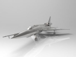 sovet bomber tu-22 motors & transport 3D printing model, file, printable design, 3d print, plane, aircraft, soviet, air, force, ussr, airborne 3d print model - Mito3D