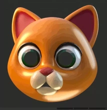 sox anno luce maschera 3d stampa modello treding gato juguete disney pelicula espacial giocattolo gatto film spazio Miao 3d print model - Mito3D