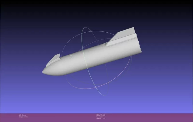 space x starship sn20 printable model 3d printing - threeding tags miniature spaceship rocket spacecraft space-x 3d print model - Mito3D