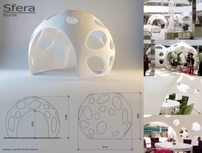 sphere - igloo model 3d printing threeding 3d print model - Mito3D