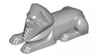 sphinx 3d model antiques & historical 3D printing model, file, printable design, print, Sphinx 3d print model - Mito3D