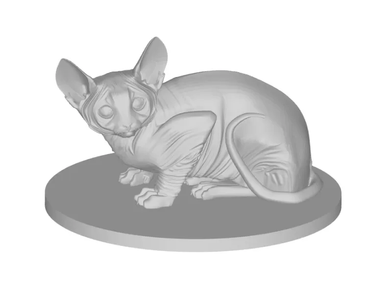 Sphynx 3d Drucken Modell 3D print model - Mito3D