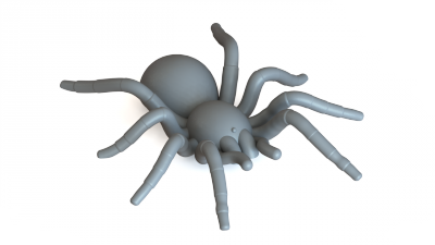 spider nature 3D printing model, file, printable design, 3d print, Spider 3D print model - Mito3D