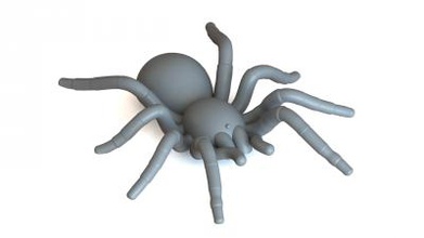 la araña naturaleza 3D modelo de impresión, impresión en archivo, imprimibles 3D, diseño 3d, Araña 3d print model - Mito3D