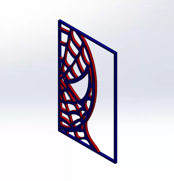 spider man - wall art 3d printing model threeding spiderman marvel 3D print model - Mito3D