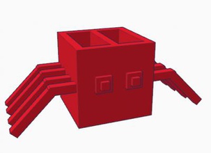 araignée de modélisation stylo conteneurs bureau à la maison et le jardin 3D modèle d'impression, l'impression fichier, imprimable modèle, en conception, d'impression 3d, 3d print model - Mito3D