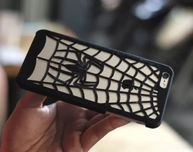 Spider iPhone 6 Fall Mantel 3d Drucken Modell dreiding Apfel Zubehör Design Telefon Startseite Fälle Geschenk Smartphone einzigartig Superheld Gadget passen Clever 3d print model - Mito3D