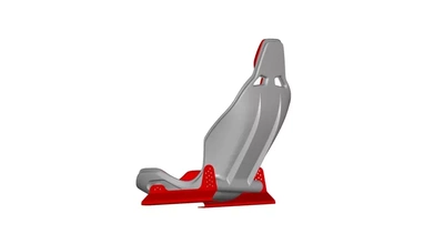 sport seat - racing car chair 3d printing model threeding 3d print model - Mito3D