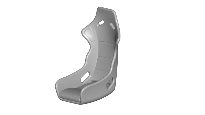 esporte assento corrida carro cadeira 3d impressão modelo trio 3D print model - Mito3D