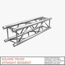 square light trusses collection - 50 pcs modular toys games & hobby 3D printing model, file, printable design, 3d print, truss, system, part, stage, stand, collection, scaffold, studio, set, Structure, Stage, trusses, architecture, beams, building, material, Lighting, exhibition, television, scene, concert, film, video, construction, support, theatrical, par lights, broadcast, steel, metal 3d print model - Mito3D