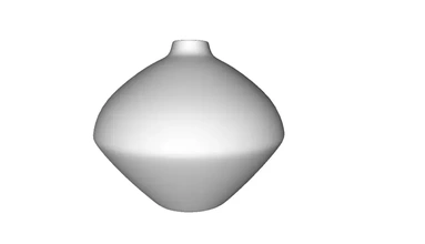 Hocken Vase 3d Drucken Modell dreiding 3d print model - Mito3D