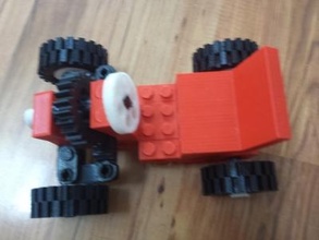 empilhamento blocos gigante go kart brinquedos jogos passatempo 3D impressão modelo Arquivo imprimível Projeto 3d Lego Tecnico grampo 3d print model - Mito3D