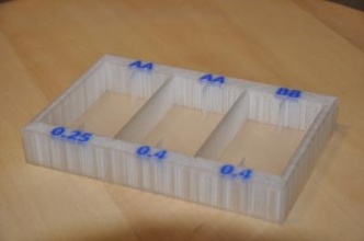 ficar pé ultimaker 3 impressão testemunho caixa Ferramentas maquinas 3D modelo Arquivo imprimível Projeto 3d Ultimaker U3E 3d print model - Mito3D