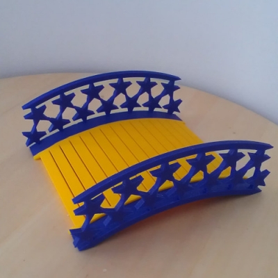 star bridge arquitetura 3D impressão modelo Arquivo imprimível Projeto 3d Star Bridg Estrelas Ponte Starbridge Estrela Bridge zu 3D print model - Mito3D