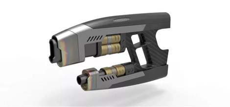 star Kral Lazer tabanca film Yenilmezler sonsuzluk savaş 2018 3d baskı model üçleme oyuncak yazdırılabilir Yazdır hayret çizgi roman Kostüm oyunu destek ateşli silah 3d print model - Mito3D