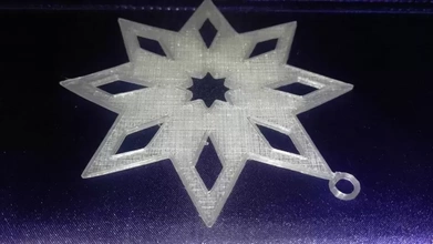 star süs 3d baskı model üçleme Noel 3d print model - Mito3D
