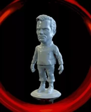 star yürüyüş Kaptan Kirk yakalar 3d baskı model üçleme oyuncaklar sinema dizi filmler karakter Toplamak Chibi 3d print model - Mito3D