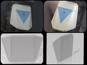 estrella guerras mandaloriano mano Guardia 3d impresión modelo trío 3d print model - Mito3D