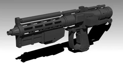 étoile guerres 5 blaster 3d impression modèle trio arme pistolet scifi 3d print model - Mito3D