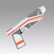 estrella guerras Sabino pistola 3d impresión modelo trío arma naranja armadura cosplay accesorios apuntalar réplica haz 3d print model - Mito3D