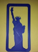 statue liberty bookmark 3d printing model - threeding design 3d-printing books monument bookmarks york 3d print model - Mito3D