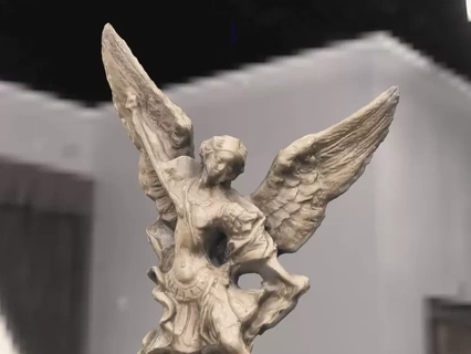 statua st Michael arcangelo 3d stampa modello santo maglia fotogrammetria stmichele 3d print model - Mito3D