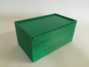 storage box sliding lid home office & garden 3D printing model, file, printable design, 3d print, Storage, organiser 3d print model - Mito3D