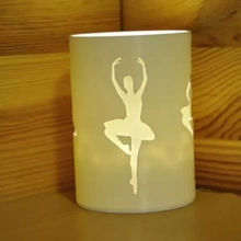 tormenta lámpara bailarinas 3d impresión modelo trío taza ballet linterna ligero bolígrafo cubilete te 3d print model - Mito3D