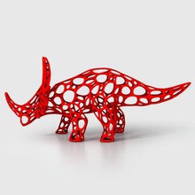 styracosaurus-voronoi-Drahtmodell Spielzeug, Spiele & hobby 3D-Druck-Modell, 3D-Druck-Datei, 3D-druckbares Modell, 3D-Druck, design, 3d-drucken, Sculptures,Miniatures,animal,collectible,cellular,voronoi,creature,decor,desk,dinosaur,extinct,extincted,extinction,frame,historic,sculpture,sketleton,structure,Styracosaurus,toys,wildlife,wire,wireframe,3d,model,download,print,printing,printable,printed 3d print model - Mito3D