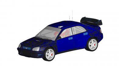 subaru impreza motores transporte 3D impresión modelo expediente imprimible diseño 3d 3d print model - Mito3D