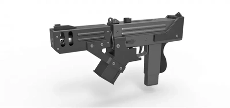 hafif makine tabanca değiştirilmiş mac 10 film bıçak ağzı 2 2002 3d baskı model üçleme silah oyuncak yazdırılabilir Yazdır bilimkurgu çizgi roman Kostüm oyunu ateşli makineli tüfek 3d print model - Mito3D