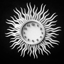 sole orologio arte 3D stampa modello file stampabile design 3d Stampa Sun_Clock 3d print model - Mito3D