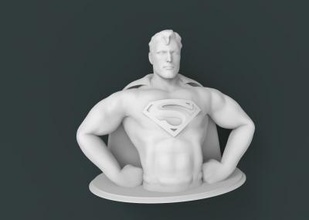 superman giochi dei giocattoli & hobby La stampa 3D, modello, file di 3D stampabile la progettazione, 3d, superman, i supereroi, marvel, carattere, Americano, fumetti, libri, 3d 3d print model - Mito3D