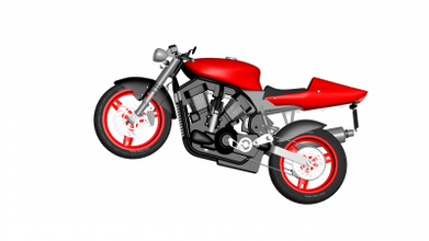 Suzuki rue combattant std moteurs transport 3D impression modèle fichier imprimable conception 3d 3d print model - Mito3D