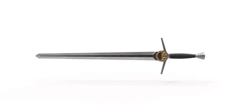 kılıç 2 Cadı tv dizi 3d baskı model üçleme silah oyuncak yazdırılabilir Yazdır bıçak ağzı Kostüm oyunu destek kopya yakın dövüş cadı kelimesi Geralt Rivia 3d print model - Mito3D