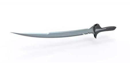 sword alita movie alita battle angel 2019 3d printing model - threeding toy sword anime blade cosplay dagger prop replica alita
