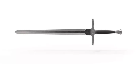 kılıç Cadı tv dizi 3d baskı model üçleme silah oyuncak yazdırılabilir Yazdır bıçak ağzı Kostüm oyunu destek kopya yakın dövüş cadı kelimesi Geralt Rivia 3d print model - Mito3D