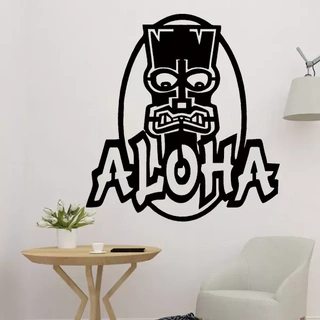 symbole aloha mur art 3d impression modèle 3d print model - Mito3D