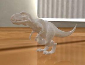 t-rex figurine nature 3D printing model, file, printable design, 3d print, trex, figurine, dinosaur, monster, creature, dino 3d print model - Mito3D