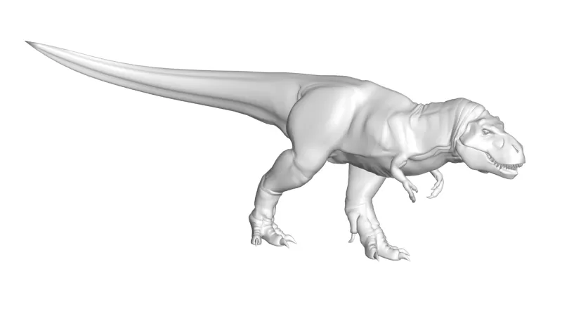 trex 3d modelo impressão trio rex 3D print model - Mito3D