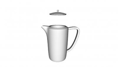 tall teapot home office & Garten 3D-Druck-Modell, 3D-Druck-Datei, 3D-druckbares Modell, 3D-Druck, design, 3d-drucken, Teekanne, Restaurants, zu Hause Tee 3d print model - Mito3D