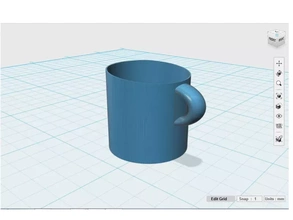 thé tasse 3d impression modèle trio 3d print model - Mito3D